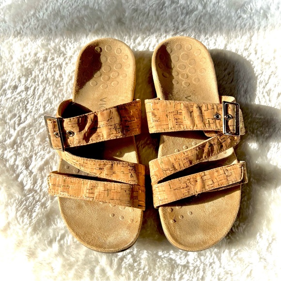 Vionic Orthaheel Technology Adjustable Slide Sandals Sz 9 - Picture 5 of 16